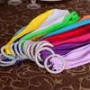 17 kleuren spandex lycra bruiloft stoel cover sjerp bands bruiloft verjaardag stoel gesp Sashe decoratie kleuren beschikbaar