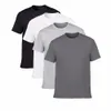 Classique hommes t-shirt à manches courtes O cou hommes t-shirt coton t-shirts hauts hommes marque t-shirt grande taille S-3xl solide tendance