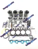 4D94LE moteur Rebuild kit avec valves pour KUMATSU Moteur Pièce bulldozer occasion Pelle Chargeur etc kit de pièces de moteur