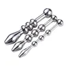 Slavestainless Steel Urethral Dilator Penis infördes i kateter Elastic A087