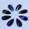 Micui 100pcs 9 18mm Crystal Drop Rhinestones Flat Back Acrylic Crystal Stones For Jewelry Making Clothes Decorations ZZ455290v