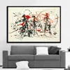 Gemälde Kunst Jackson Pollock abstrakte Malerei psychedelische Poster und Drucke Leinwand Wandbilder Home Decor244p