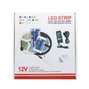 Perakende Kutusu SMD 5050 LED Şeritler RGB Işıkları Kiti Su Geçirmez IP65 300 LEDS + 44 Tuşları Uzaktan Kumanda + 12 V 5A Güç Kaynağı