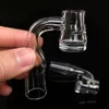 New arrival 2mm grails quartz banger nail with slit thick bottom 90 degree clear joint