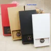 Present Wrap 48pcs 4531510Inch Kraft Paper Jewely Display Box Custom Printed Halsband Pendant Earring Package Cartboard16915275