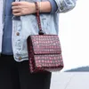 Crocodile pattern leather trendy lady handbag the charm of the brown shoulder bag simple fashion light clothes