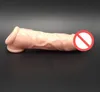 Volwassen penis extender uitbreiding herbruikbare penis mouw seksspeeltjes voor mannen extension cock ring delay paren Product