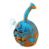 Smoking water pipes glass pipe silicone bong bubbler tobacco bongs nonstick buublers dab rigs good choice for halloween