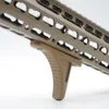 COLOR_ALUMINUM أسود/تان يدوية تكتيكية قبضة اليدين الأمامية الزاوية الزاوية مجموعة kit ultralight for keymod handguard السكك الحديدية الحرة الشحن