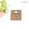 Whole 200pcs lot Jewelry Display Packing Cards Crown Design Paper Card Fit For Earring304i