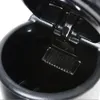 Светодиодный портативный автомобиль Ashtray автомобиль Ashtray Holder Truck Auto сигарета Пепельница Держатель Box Чехол Черное оборудование для хранения автомобилей Ashtrays DH0968-3