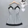 Lingerie en soie vêtements de nuit chemises de nuit femmes Lingerie robe vêtements de nuit grande taille femmes vêtements de nuit vêtements pour femmes