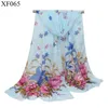 Temporada 2019, bufanda larga de gasa con estampado de mujer, chal de seda Yiwu, pañuelo pequeño con flores y plantas, regalo, nueva moda 9006047