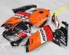 RS125 Cowling för Aprilia Rs 125 2006 2007 2008 2009 2010 R S 125 Orange Red White Black Fairing Kit (formsprutning)