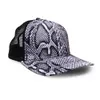Snake Baseball Hat Tryckt Serape Mesh Cap Cow Print Sunflower Leopard Hat Kids Gift Mesh Cap med DOM10611165533447