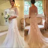 Exquisite 2019 Sweetheart Syrenki Suknie Ślubne z Wrap Arabia Tulle Koronki Aplikacja Afryki Kraj Bride Dress Suknia Bridal Custom