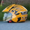 Çocuk Kask Çocuk Motosiklet Yarım Kask Karikatür ABS Elektrikli Araç Moto Güvenlik Gear Boy Boy Kız Dört Sezon Kask259V