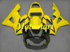 Kit de carénage pour HONDA CBR900RR 929 00 01 CBR 900RR 2000 2001 ABS, ensemble de carénage supérieur jaune noir + cadeaux HD10