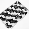 Free Shipping ePacket 8 pairs 3D Mink Lashes Natural Think False Eyelashes Dramatic Volume Fake Lashes Extension Eyelash