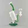 8-Inch Perc Water Pipe Glass Bong - New Design, 14mm Joint