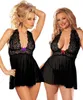 lingerie sexy renda halter malte de roupas de noite quente plus size s 6xl #r43