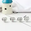 New style Charm heart Beads Family Member Friend Dad Sister Daughter Charms Fit for Necklace bracelet DIY Jewelry Accessories Gift