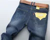 Mode vårsträcka jeans plus stor storlek 28 -44 46 48 raka denim män berömda varumärke jeans mens designer jeans 2020264j