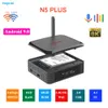 Magicsee N5 Plus S905X3 Android 9.0 TV BOX 4G Ram 64G Rom 2.45G Dubbel WiFi Ethernet BT 4.0 Smart Box 8K Stöd SSD/HDD Hårdvara