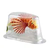 人工水族館は、光シミュレーションで作られた高品質のシリコン材料で作られています動物ジュエリー水族館装飾6695627