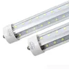 T8 8FT LED Tube Light Simple Pin FA8 Lampes 6000K blanc froid fluorescent ampoule de rechange couvercle transparent à double alimentation terminée