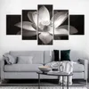 Canvas Wall Art 5 PCS Lotus Flower Pictures Prints Affisch för sovrum Hemväggdekor Canvas Målningsaffischer och utskrifter9116473