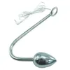 Electro wave physical shock anal hook beads plug ring massager electrical stimulation medical therapy device sex toys