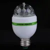 Retail 3W E27 RGB lighting Full Color LED Crystal Stage Light Auto Rotating Stage Effect DJ lamp mini Stage Light Bulb