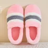 Cheap price 2020 new cotton slippers female winter home non-slip men's free shipping mixed color large size