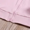 DHL Spedizione gratuita Abbigliamento per ragazze Solido con cappuccio Pantaloni con fiocco Abbigliamento per bambini Autunno Inverno Set per bambini Abiti Moda Set economici BY0826