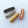 Cubic Zircon Micro Pave Tube Разъем для изготовления Diy Charms Fit браслет ожерелье аксессуары ювелирные изделия находятся CT501