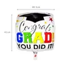 Graduation Balloons Graduation Gift Globos Back To School Decorations Congratulation Graduation 2019 Foil Balloon inflatable toy286Z