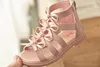 i sandali di modo dei pattini delle ragazze romane del 2020 scarpe nuove ragazze di estate di bowknot bambini scarpe scherza i sandali del bambino bambini sandalo scarpa dettaglio A10490