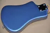 Factory Custom Travel / Children Blue Electric Guitar z miękką torbą, Resewood Fretboard, 24 progów, można dostosować