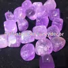 500g Bulk Amethyst Tumbled Stones Natural Gemstones Quartz Crystals 10-20mm Irregular Polished Purple Rocks & Minerals Chakra Healing Reiki