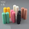 4g Kunststoff Lippenstift Flasche leer handgemachte Lippenbalsam Creme Tube DIY Behälter rosa Beige schwarz Flaschen kostenloser Versand