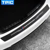 För BMW E90 E92 E46 F20 F30 F15 E70 E71 G30 M Performance Bakre stötfångare Klistermärke PVC Soft Rubber Car Trunk Guard Plate Strip286L