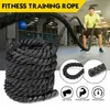 Battle Halat Güç Eğitim-İmprule Güç Binası Ağır Jump Rope Shiping ağırlıklı egzersiz savaş halatları