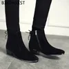 Italienische Herren-Stiefel mit hohem Absatz, Coiffeur-Mode, Aufzugsschuhe für Herren, Stiefel, Schuhe, Knöchel, Herren