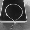 Authentic 925 Sterling Silver Hand rope Bracelets for Adjustable size Women Wedding Gift Jewelry Bracelet with Original box6956047