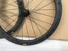 700C Skivbroms Koldioxidhjul 50mm Clincher Tubular Disc Bike Wheelset 25mm Bredd Cykel Kolhjul 3K Matte Finsh