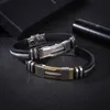 Mannen Armband Mode-sieraden Heren Armbanden Punk Siliconen Rvs Charm Cool heren Band Bangle Polsbandjes Geschenken Voor M277t