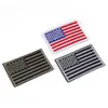 USA Flag Pattern Backpack Paste Epaulet Self Adhesive Sticker