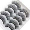 3D false eyelashes 5 pairslot natural soft threedimensional multilayer thick makeup eye lashs 7 models for choice8676936