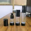 Vaporisateur/bouteille de pressage Portable en plastique cosmétique visage crème Pot bouteilles vides rechargeables 15Ml 30Ml 50Ml 80Ml 100Ml clair voyage